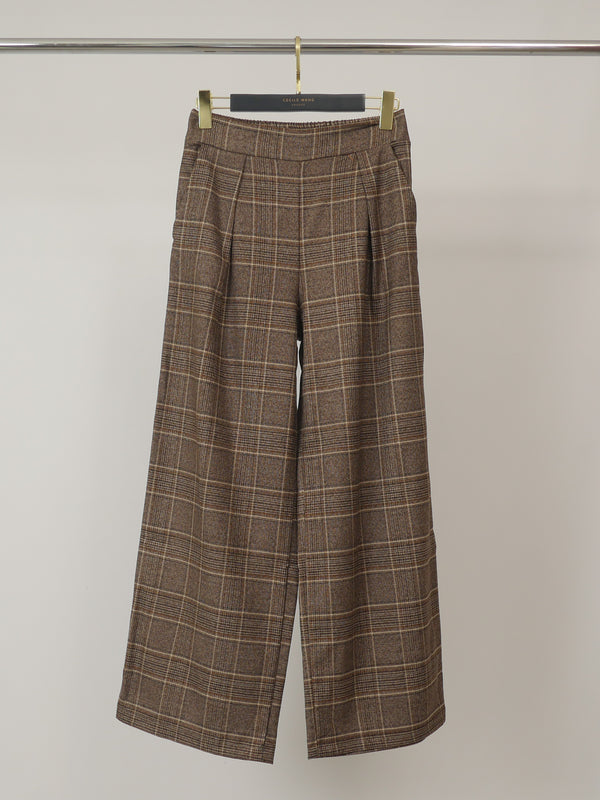 Pantalon large à carreaux – MF56728