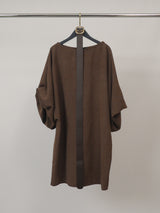Robe col bateau à manches bouffantes – THS35526FL1