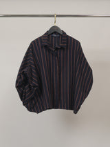 Chemise rayée à manches bouffantes – THS38726RG2