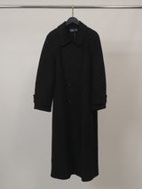 Manteau long en laine et cachemire à double boutonnage – DSY268857