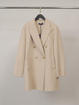 Manteau mi-long en laine à double boutonnage – DSY268855