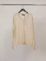 Pull en laine mérinos à col V et coupe fluide – DSYL88240