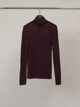 Pull en laine mérinos à col montant et coupe ajustée – DSYL88248