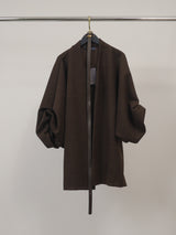 Manteau souple à manches amples et ceinture – MF56792