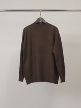 Pull en maille col montant à boutons latéraux – HY5032