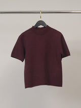 Pull en maille à manches courtes, col rond – DSY0355