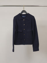 Veste en maille à poches plaquées – HY26036