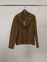 Veste en maille cintrée à col tailleur et boutons – DSY9775