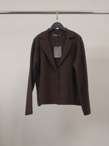 Veste en maille cintrée à col tailleur et boutons – DSY9775