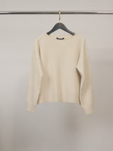 Pull en maille à bords côtelés et détails scintillants – DSY9596
