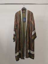Kimono long satiné à imprimé baroque – KD88035VS-50