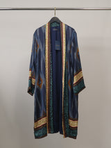 Kimono long satiné à imprimé baroque – KD88035VS-50