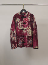 Veste à imprimé floral et boutons brandebourg – KD10027