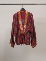 Kimono satiné baroque ceinturé – KD10003VS-49