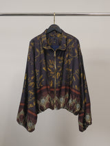 Veste fluide zippée à imprimé floral – KD10017VS-3