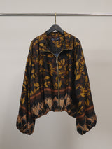 Veste fluide zippée à imprimé floral – KD10017VS-3