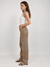 Pantalon jean large à effet strass dégradé – PF5409-24
