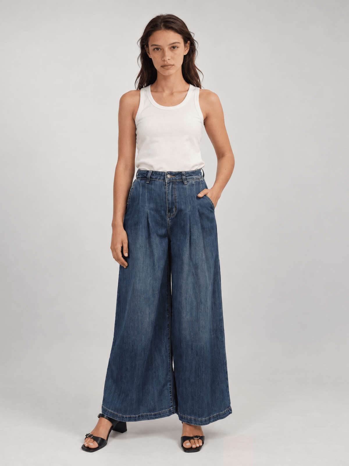Pantalon denim très large – PF5446