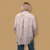 Embroidered shirt with classic collar TDM50320-67
