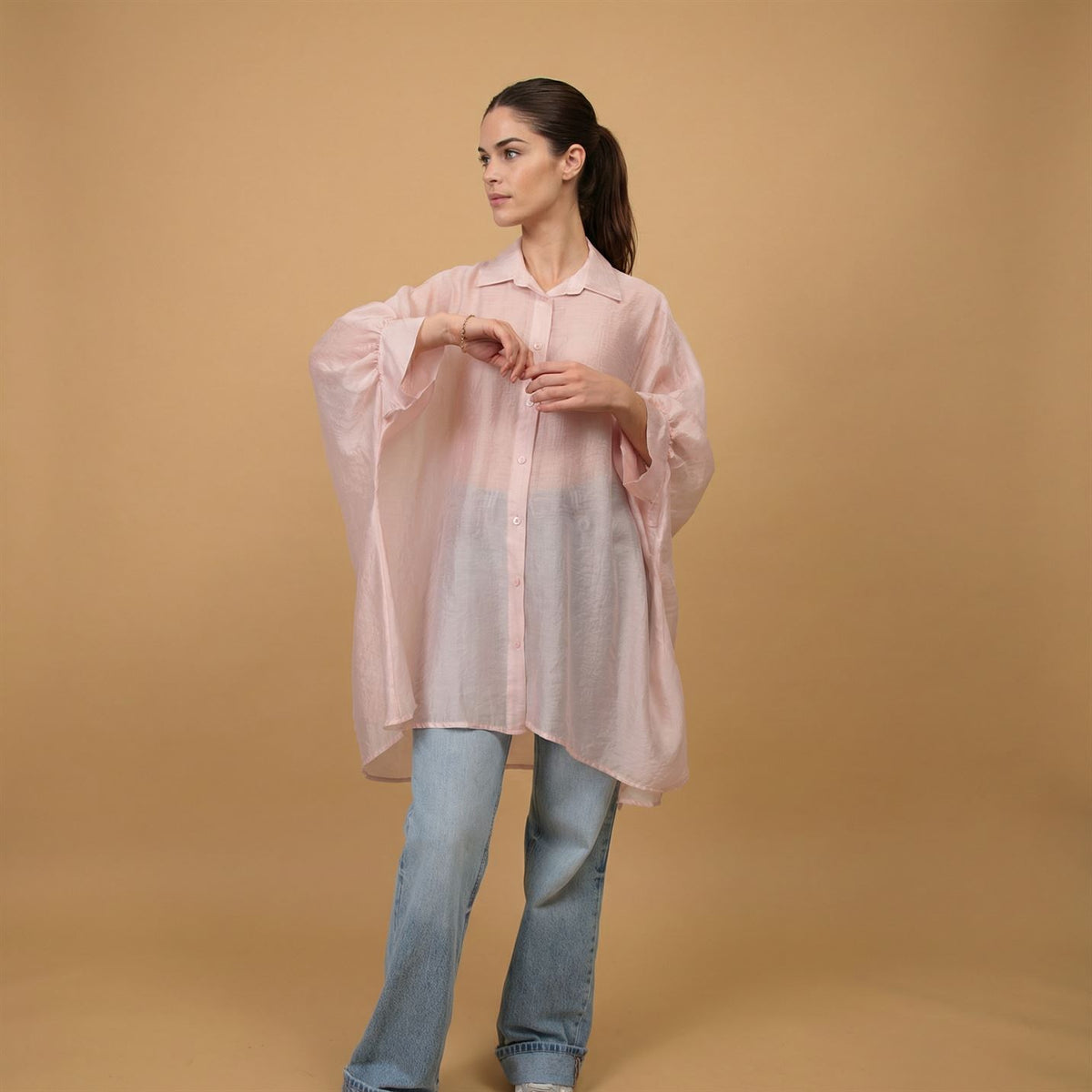 Chemise oversize manches amples bcg03382