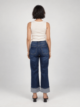 Jean taille haute à revers – SD1364-1