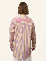 Chemise rayée oversize Carpe Diem SSC80933