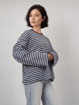 T-shirt ample rayé – SSF1109