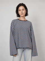 T-shirt ample rayé – SSF1109