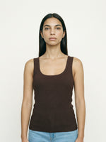 Load image into Gallery viewer, Sleeveless Ribbed Knit Tank Top, Slim Fit, SVD8006
