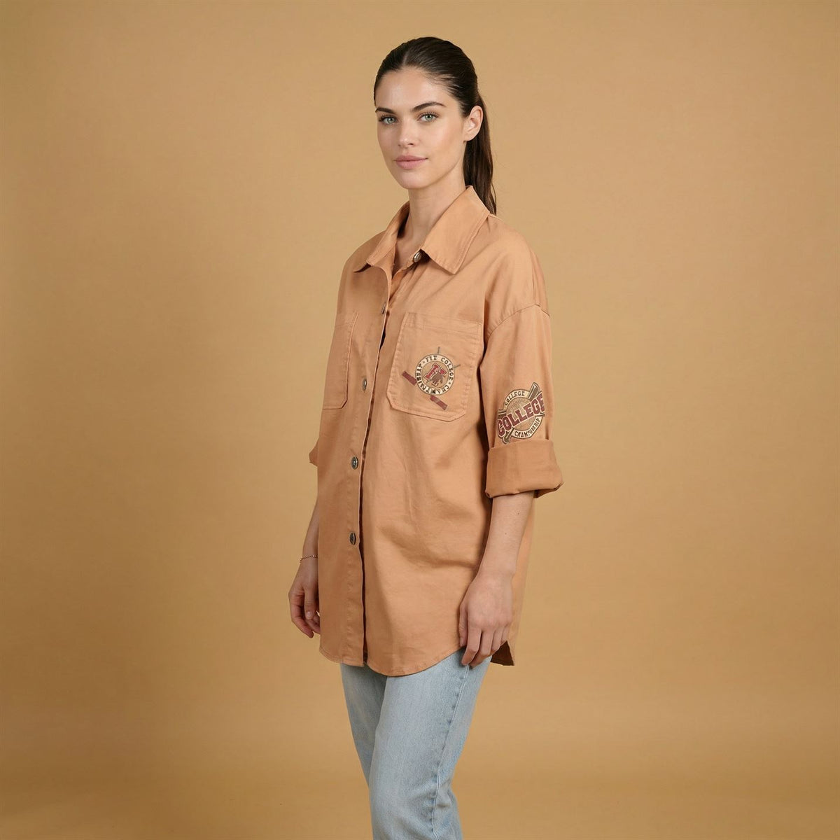 Surchemise imprimé college cva223606 4