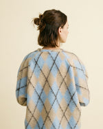 Load image into Gallery viewer, Wool sweater with diamond pattern, soft cut TDM11522-3
