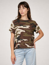 T-shirt en coton stretch à motif camouflage TDM12124JC16