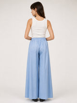 Pantalon large plissé taille haute structuré TDM17526