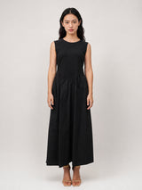 Robe sans manches à jupe volume TDM30126