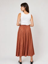 Jupe fluide en viscose TDM31919-29