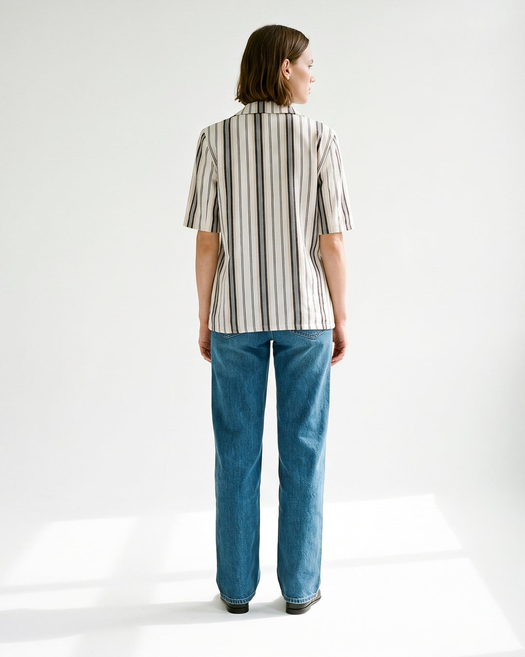 Veste rayée en coton TDM32125