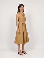 Charger l'image dans la galerie, Robe chemise structurée avec ceinture à boucle TDM36826
