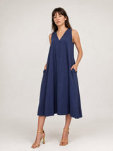 Robe sans manches à ceinture amovible TDM37826