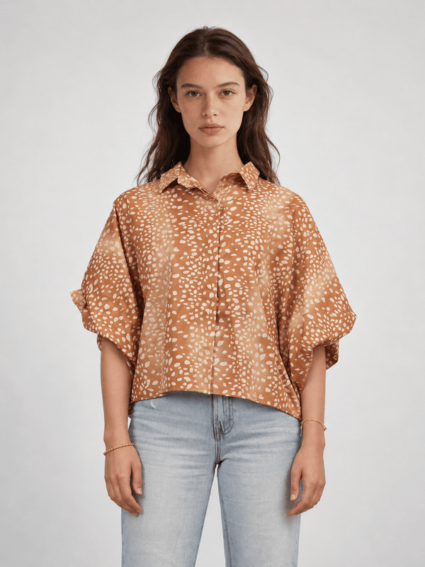 Chemise oversize manches ballon – TDM38726PC121