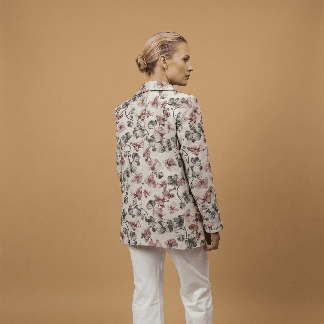 Veste jacquard style tapisserie TDM55320-10