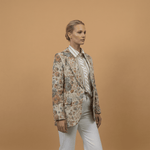 Charger l'image dans la galerie, Veste jacquard style tapisserie TDM55320-10
