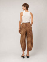 Pantalon à carreaux taille élastiquée – TDM67625-13