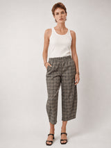 Pantalon ample à carreaux TDM67625-15