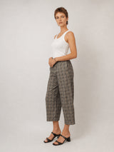 Pantalon ample à carreaux TDM67625-15