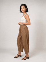 Pantalon large micro-carreaux – TDM67625-18