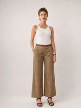 Pantalon large à carreaux – TDM78223-15
