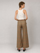 Pantalon large à carreaux – TDM78223-15