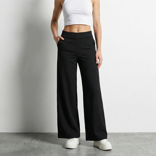 Pantalon fluide taille haute TDMK1071-2