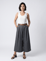 Jupe-culotte Prince-de-Galles – THS27926PO1