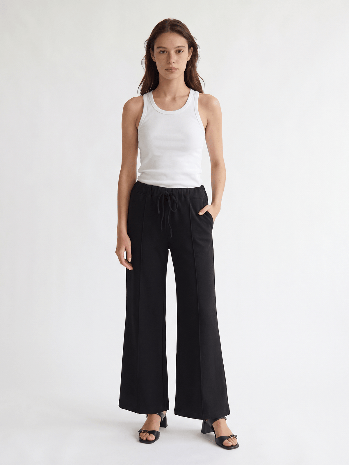 Pantalon sweat à cordon – THS96225MD